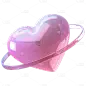 3D爱心元素贴纸