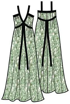 【时尚服装手绘插画设计图集下载】人物绘画插画服装设计作品参考