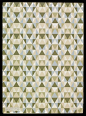 Taliesin Fabric. Designed by Frank Lloyd Wright for Schumacher, USA 1956.  Pinned by Secret Design Studio, Melbourne, www.secretdesignstudio.com@北坤人素材