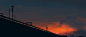 General 5640x2400 Gracile sunset electric line road clouds sunset glow sky