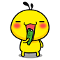 油爆叽丁贱萌来袭表情～吃黄瓜