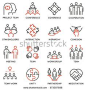 iconswebsite.com icons website Search over +28444869 icons , icon set, web icons, logo, business icons, button, people icon, symbol - Vector set of 16 linear quality icons related to team work, career progress and business process. Mono line pictograms an