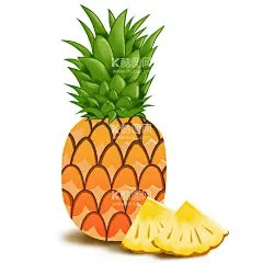 菠萝  - 源文件下载【酷图网】手绘菠萝,矢量菠萝,菠萝,凤梨,手绘的凤梨,手绘凤梨,菠萝切片,凤梨切块,芒果切开,芒果剖开,芒果漫画,热带水果,水果蔬菜素材