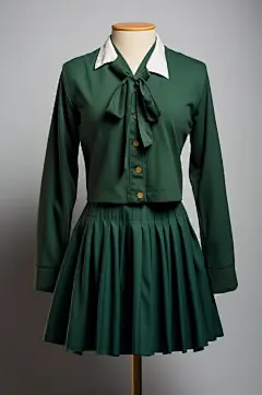 AI数字艺术服装校服图片
