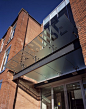 glass entry canopy, Waterloo+School+Of+Architecture