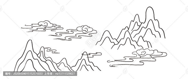 中国的茶文化 包装 包装素材 山水插画 ...