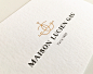 Maison Lucien Gau - brand identity : Brand identity with custom wordmark and branding for Maison Lucien, legendary Paris-based lighting company, created in 1860.