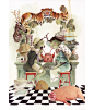 ILLUSTRATION  watercolor Advertising  Food  restaurant branding  Packaging vegetable bookcover children's book