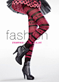 Hudson Music And Fashion Tights - In Stock At UK Tights