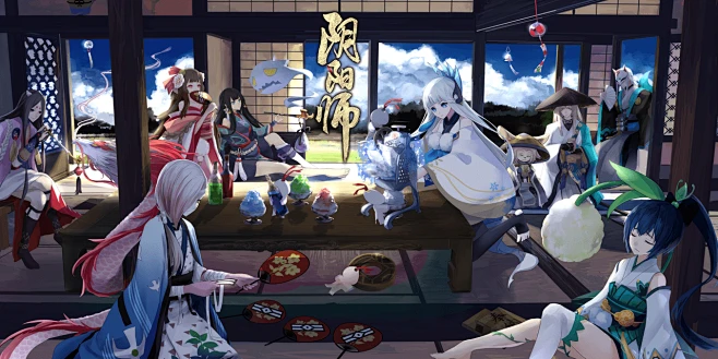 阴阳师过场动画内的花瓣采集图片-泉镜灯