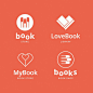 读书，看书，书籍，爱心，logo标志矢量图素材