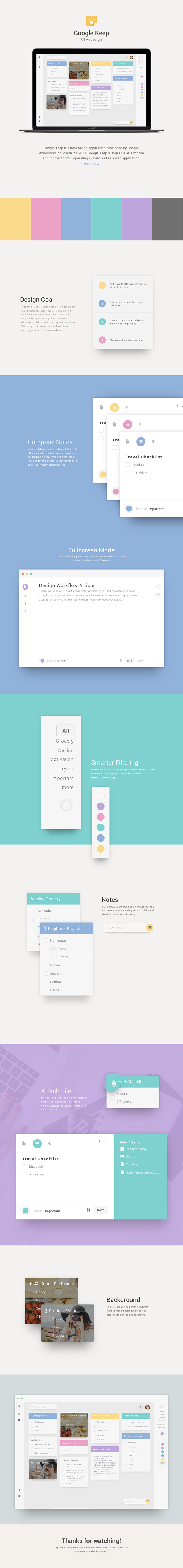 Google Keep Concept ...