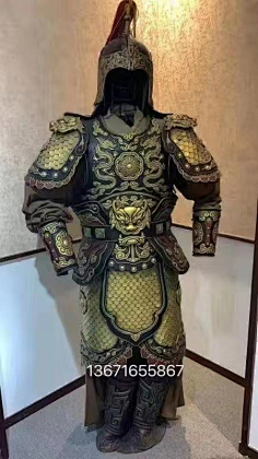 定做影视剧盔甲 古代将军铠甲 秦汉三国时期唐朝将帅士兵盔甲出售