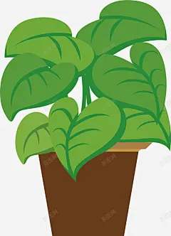 卡通医疗美容装饰盆花插画矢量图 针灸 元素 免抠png 设计图片 免费下载 页面网页 平面电商 创意素材