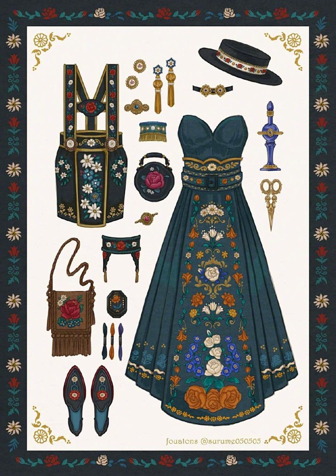 lolita服饰参考素材