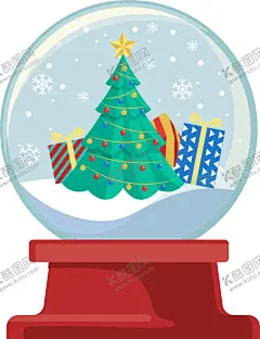 水晶球免抠图  【酷图网】水晶球免抠图,装饰,礼品,音乐盒,卡通