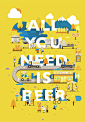 ALL YOU NEED IS BEER! by 김호 - 노트폴리오 : 맥주의 제작 과정부터 유통, 즐기는 모습까지를 담은 ALL YOU NEED IS BEER! 포스터입니다.개인작업입니다. 일러스트 작업 문의 std.blackout@gmail.com포트폴리오 studio-blackout.kr인스타그램 @gomdolgoon