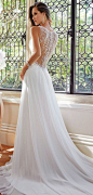 Major statement back ~ Sophia Tolli Fall 2014 Bridal Collection | bellethemagazine.com