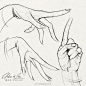 手足速写线稿
.
人物插画师
.
Aalma do Luar ​​​​