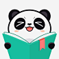 熊猫看书应用图标logo矢量图标 阅读 工具 安卓 logo 应用图标 APP 看书 png免抠图片 设计素材 88icon图标免费下载