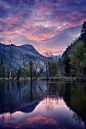 Sunrise Yosemite National Park,USA, by Molly ... 日出 ,优美地国家公园