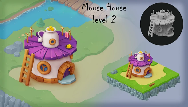 Mouse house (1)-花瓣网