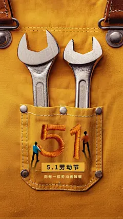 五一劳动节创意祝福海报分享 - 小红书