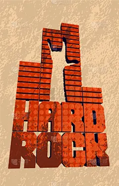 摇滚乐,矢量,热,红色,摇摆舞,图像,标志,琴弦,音频混合器