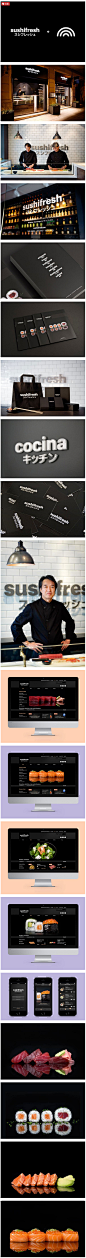 日本Sushifresh寿司店视觉设计 - 视觉同盟(VisionUnion.com)