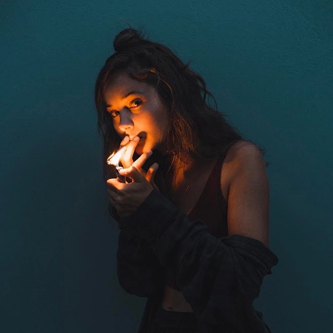 光影头像 底光-花瓣网