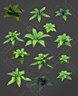 [Low poly] Hand-Painted Plants pack by SOWS631, Sasha : [Low poly] Hand-Painted Plants pack by SOWS631 by Sasha on ArtStation.