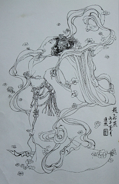 伊人a采集到❀·工笔画◇白描卷