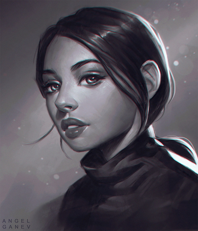 保加利亚画师 Angel Ganev 作...