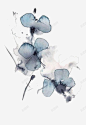 晕染花朵高清素材 花朵 页面网页 平面电商 创意素材 png素材