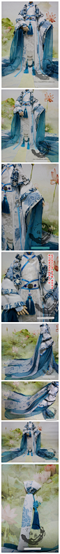 【伯爵公馆】BJD娃娃穿霹雳 素还真COS服 青花素 天竞素{展示-淘宝网