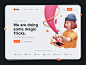 Landing Page - 3D Character