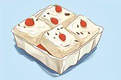 手绘原味炒酸奶元素插画