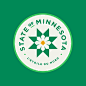 flag logo badge seal minnesota star water trees minneapolis