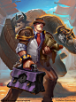 Hearthstone - Grimestreet Protector, rafael zanchetin : Art made for Hearthstone for the Mean Streets of Gadgetzan expansion.

© 2016 Blizzard Entertainment