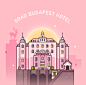 小插画 GRAD BUDAPEST HOTEL — 王小乐作品