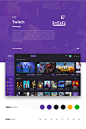 Twitch redesign concept :: Behance