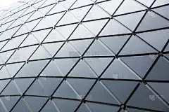 现代,屋顶,式样,建筑,几何学,高雅,背景,三角形,建筑外部