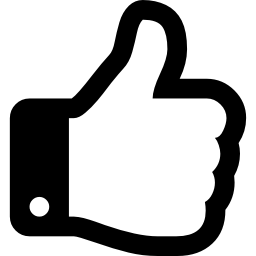 竖起大拇指的手的图标_值得信赖的图标