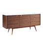 Corian & Walnut Sideboard - Consoles - Tables - Furniture - The Conran Shop UK