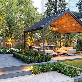 Contemporary patio i...