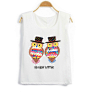 2014春款韩版个性T恤裙套装-来自蘑菇街优店