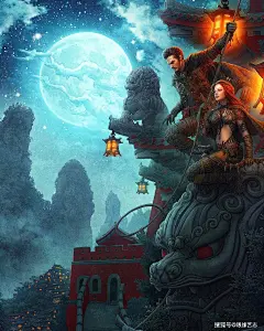 架空的魔法世界：凯伦·贝齐尔，逆向生长的魔幻缔造者_幻想 : 今天我们就来走近一位“魔法师”，看看在他的世界中上演着什么样的精彩剧情吧。 他是来自土耳其的凯伦·贝齐尔（Kerem Beyit），一位自由而狂热的CG插画师。书籍封面、角色设计和幻想题材的插画是我的最爱…