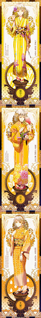 节气插画
#二次元条漫# #漫画# 一组日本画师憂的二十四节气拟人图插画作品，超华丽！拼起来简直太美腻~￼