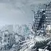 氢弹,冬天,都市风光,废墟,城市正版图片素材