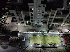 从高处的夜景